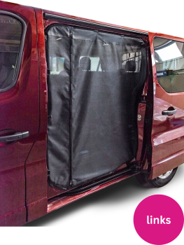 VanQuito Moskitonetz für Renault Trafic, Fiat Talento, Nissan NV 300 Schiebetür links
